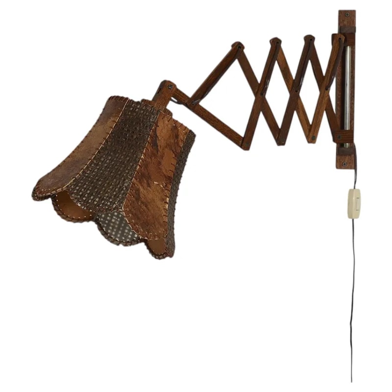 Mid-Century Accordion Wall Lamp — lighting — resale