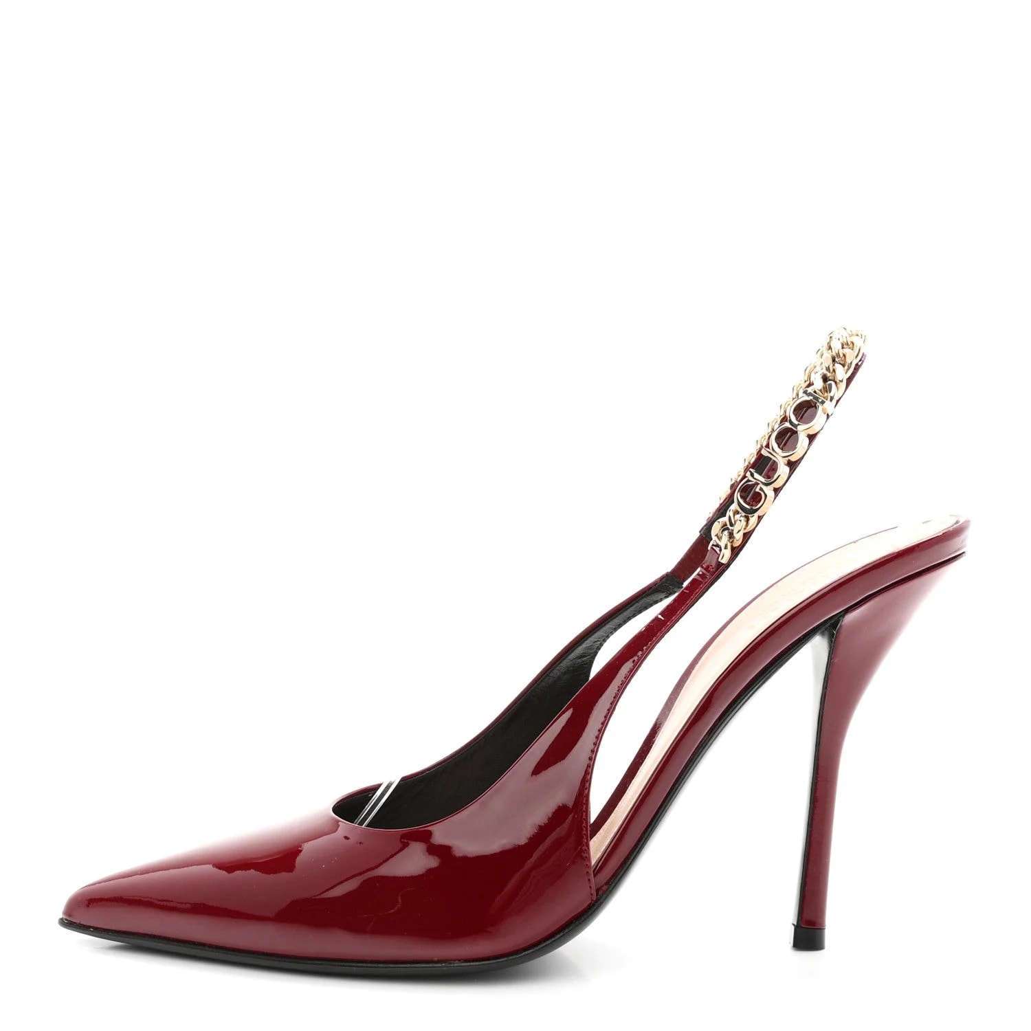 Gucci — Signoria Slingback 39.5 Ancora — Designer Shoe — resale