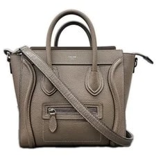 Celine Luggage Shopper 2-Way 189243 Greige Crossbody 2