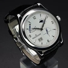 Jaeger-LeCoultre Master Eight Days Q1608420 42MM Steel Silver Dial Warranty 3