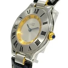 [product/Battery Replaced] Cartier 1330 Must 21 Vantian Silver 2