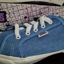 VTG 80s Vans Dead Stock Jeans Shoes 5.5 7 USA 4