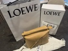 Loewe Small Puzzle Edge in Soft Grained Sahara Color 3