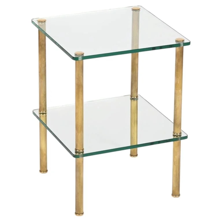 Maison Jansen — and Two-Tier Side Or Nightstand, Maison Jansen, France, 1970s — Furniture — resale