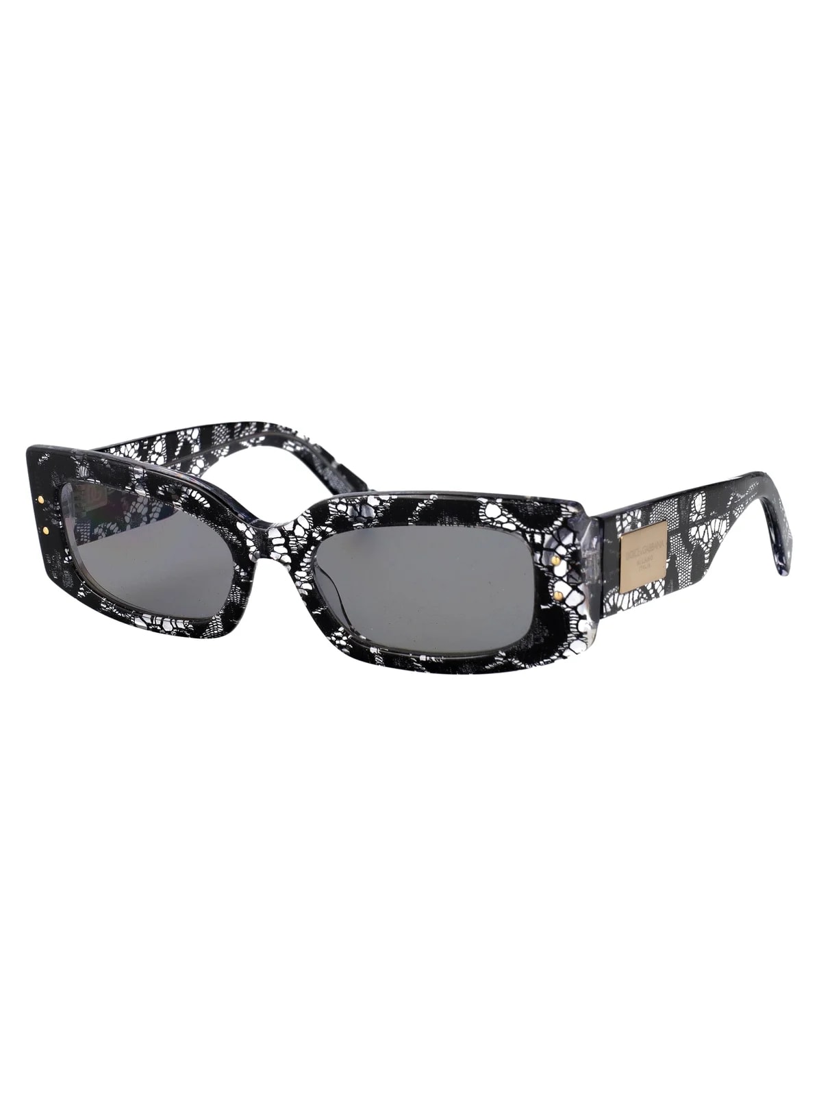 Dolce & Gabbana 0dg4479 Lace-Pattern Acetate Sunglasses — 2