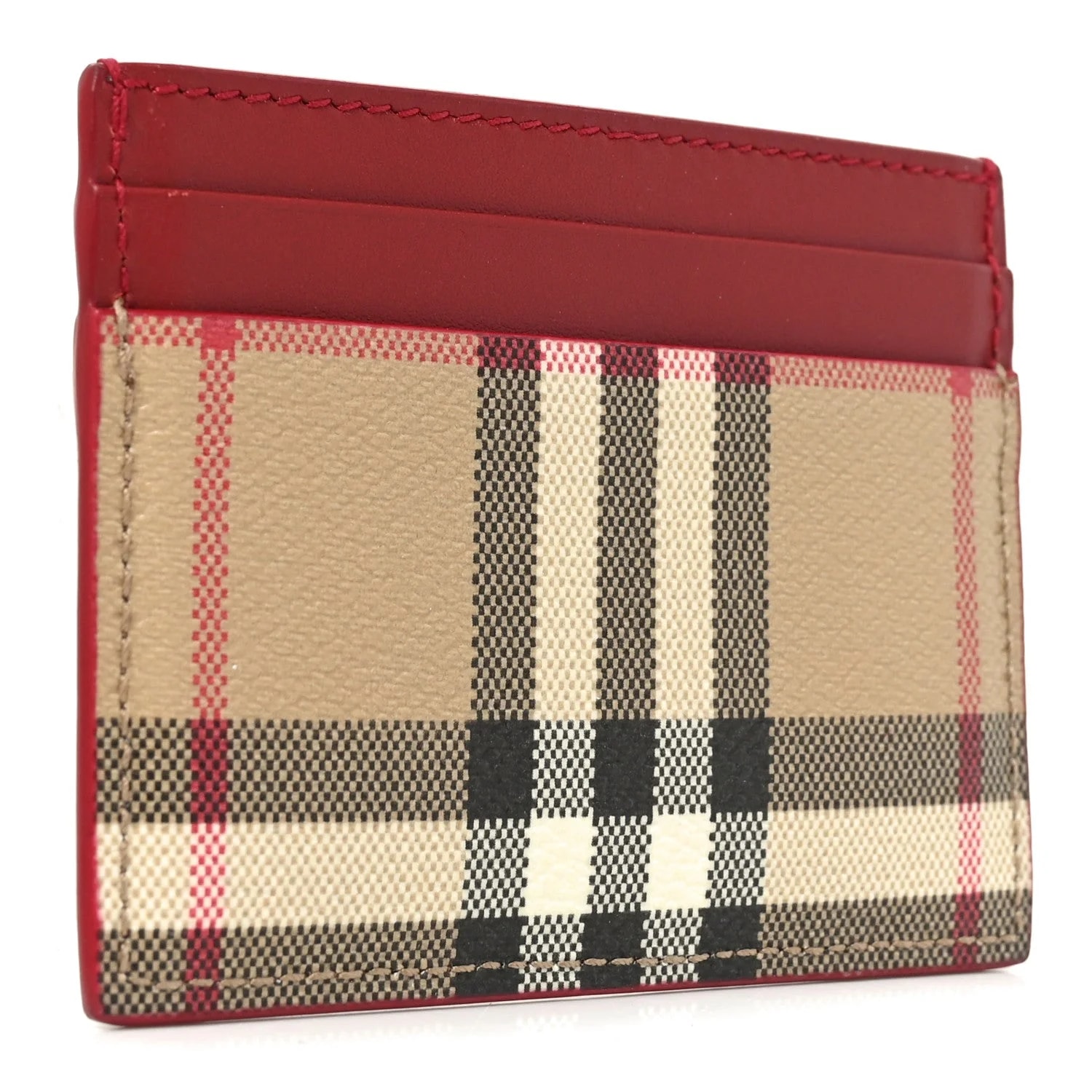 Check Smooth Sandon Card Case 4