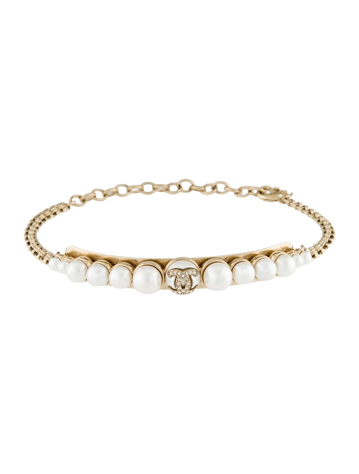 Chanel — Faux & Strass Choker — Jewelry — resale