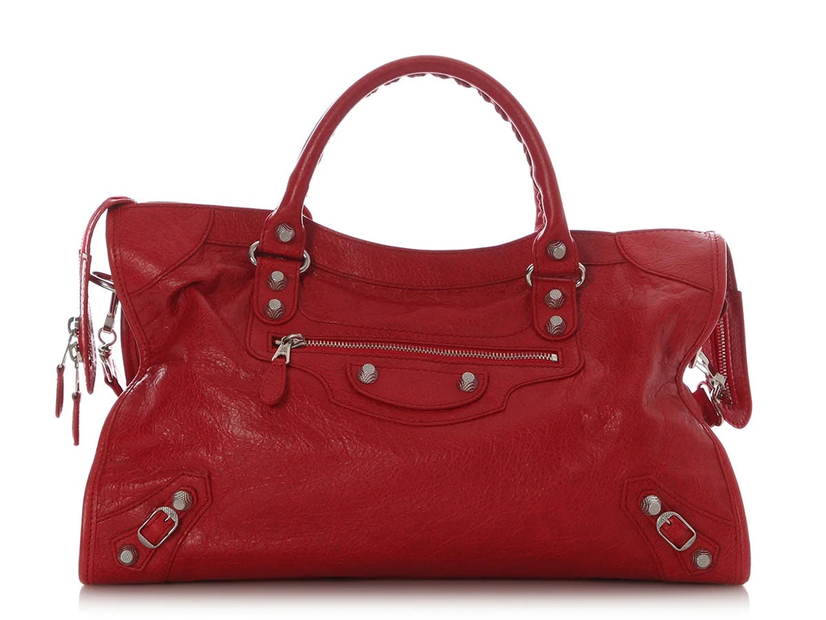 Balenciaga — Balenciaga 2012 Coquelicot Giant 12 City — Handbag — resale