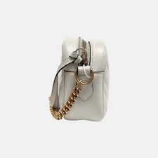Gucci Authentic GG Marmont Chain 18*12*6cm Cowhide 3