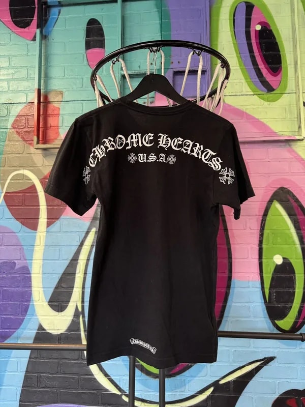 Chrome Hearts — Hearts U.s.a. Scroll Tee — streetwear — resale