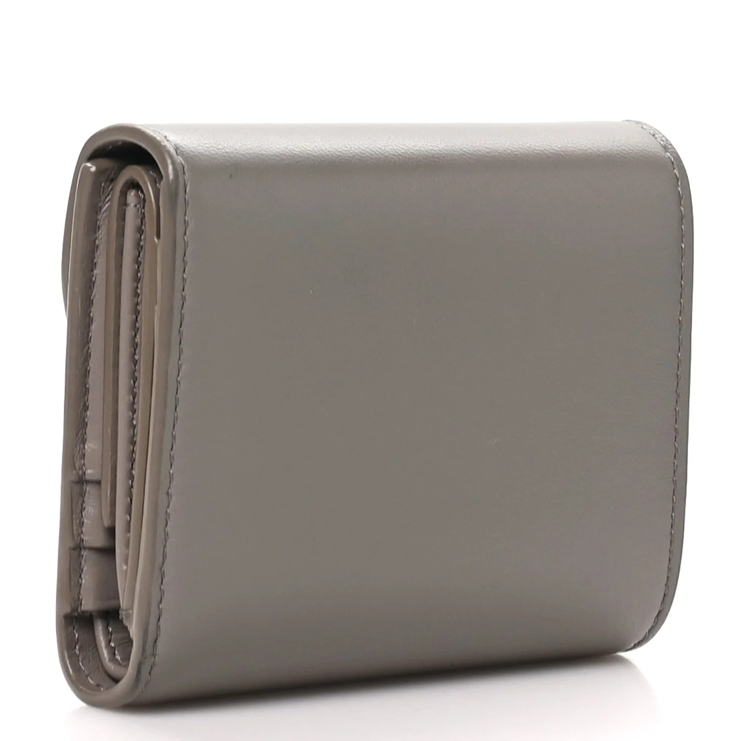 Shiny Smooth Small Triomphe Wallet Pebble 3