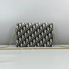 Authentic Dior Saddle Wallet on Chain Crossbody 2