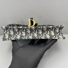 Authentic Dior Saddle Wallet on Chain Crossbody 4