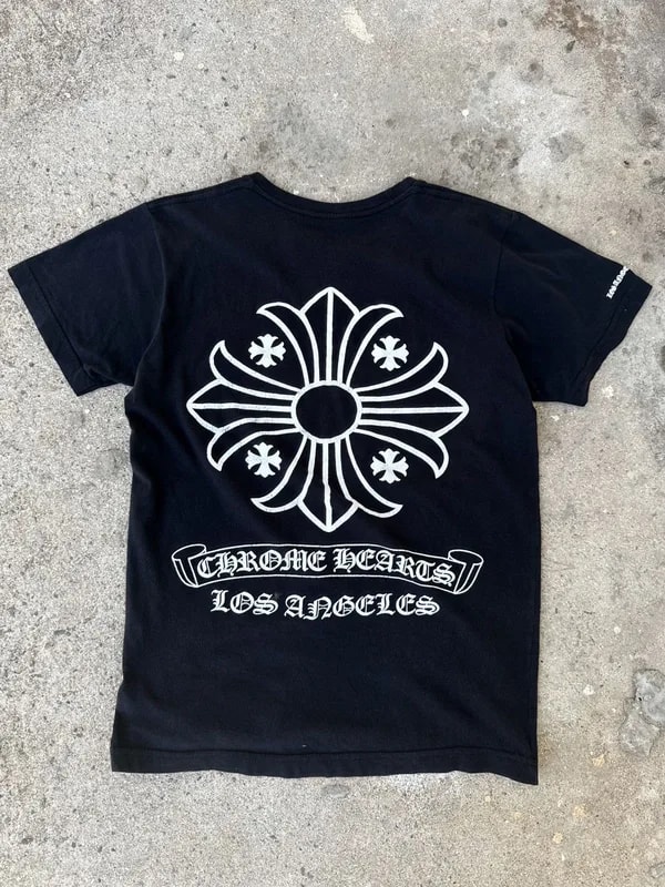 Chrome Hearts — Hearts Los Angeles Cross Logo T-Shirt — streetwear — resale