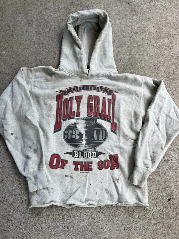 Saint Michael x Denim Tears Holy Grail Hoodie — streetwear — resale