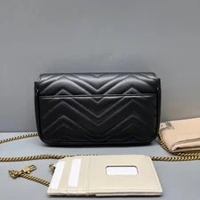 Gucci Mini GG Marmont Chain Wallet (ws070326a8r) 3