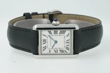 Cartier Tank Must Small Quartz WSTA0042 4322 Silver Dial 29.5 X 22mm 01/2023... 4