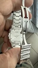 Cartier 1564 Santos Galbee Stainless Steel Square Water-Re Swiss Made 2