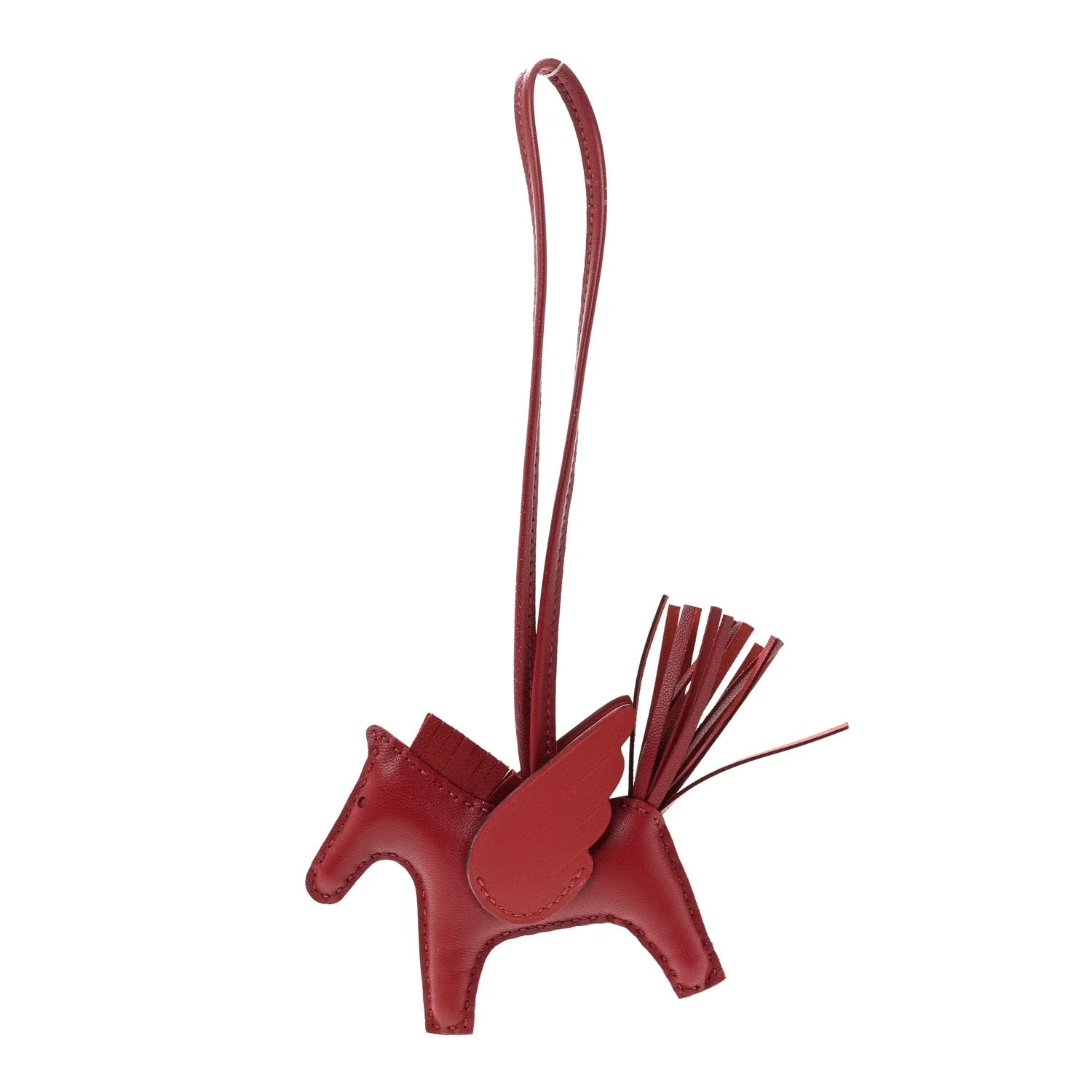 Hermès — Milo Grigri Rodeo Pegase Horse Bag Charm Grenat — Accessory — resale
