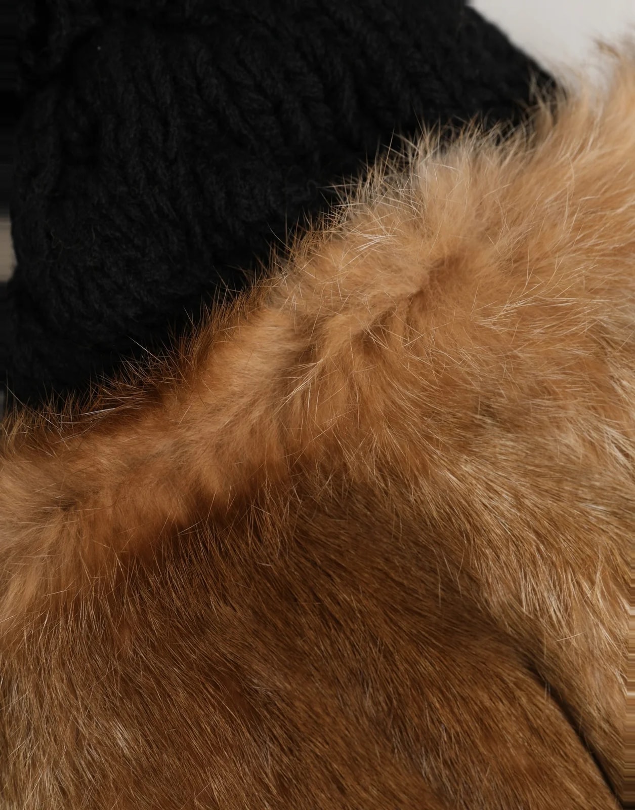 Dolce & Gabbana — Dolce & Gabbana Dyed Rabbit Real Fur Winter Beanie Hat — Accessory — resale