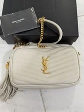 Excellent Condition Saint Laurent Mini Lou Grained Crossbody Camera in 2