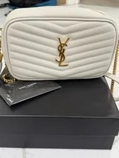 Excellent Condition Saint Laurent Mini Lou Grained Crossbody Camera in 4