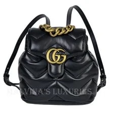 Gucci 777253 GG Marmont Logo Backpack $3,500 4