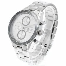 TAG Heuer Carrera Chronograph Automatic Black Dial From Japan 3