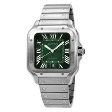 Santos Large Model Automatic Blue Dial WSSA0071 4