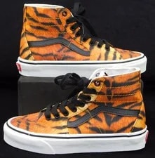Vans — Vans SK8 HI Tiger Stripe Print High TOP Size 6.0 US — Sneaker — resale