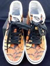 Vans SK8 HI Tiger Stripe Print High TOP Size 6.0 US 3
