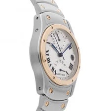 Cartier Santos Ronde Aviator 150 Years Edition Steel Gold W20038R3 3
