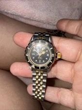Tag Heuer — TAG Heuer 1000 Professional Gold Black Dial Quartz — Watch — resale