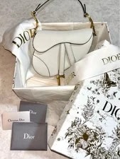 Dior — Christian Dior Saddle Mini Grained Unused — Handbag — resale