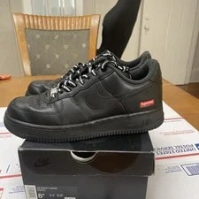 Size 8.5 - Supreme X Air Force 1 Low Box Logo - 2020 CU9225-001 3