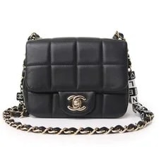 Chanel — Chanel Bar Flap Coco Mark Heart Logo Cube Chain #BCB092 — Handbag — resale