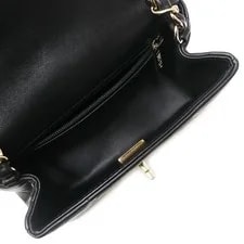 Chanel Bar Flap Coco Mark Heart Logo Cube Chain #BCB092 3