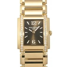 Patek Philippe — Patek Philippe Twenty-4 4910 / 1201R-001 26mm Rose Gold Brown #WW6048 — Watch — resale