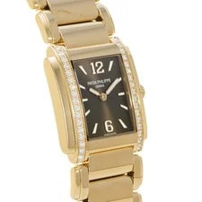 Patek Philippe Twenty-4 4910 / 1201R-001 26mm Rose Gold Brown #WW6048 3