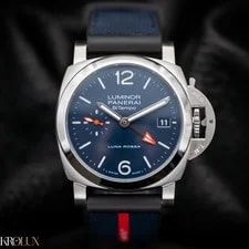 Panerai Luminor Quaranta BiTempo Luna Rossa Blue PAM01404 Complete Set 2