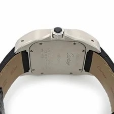 Cartier Santos 100 LM Overhauled W20077X7 Yellow Gold Stainless Steel #TSW100 4