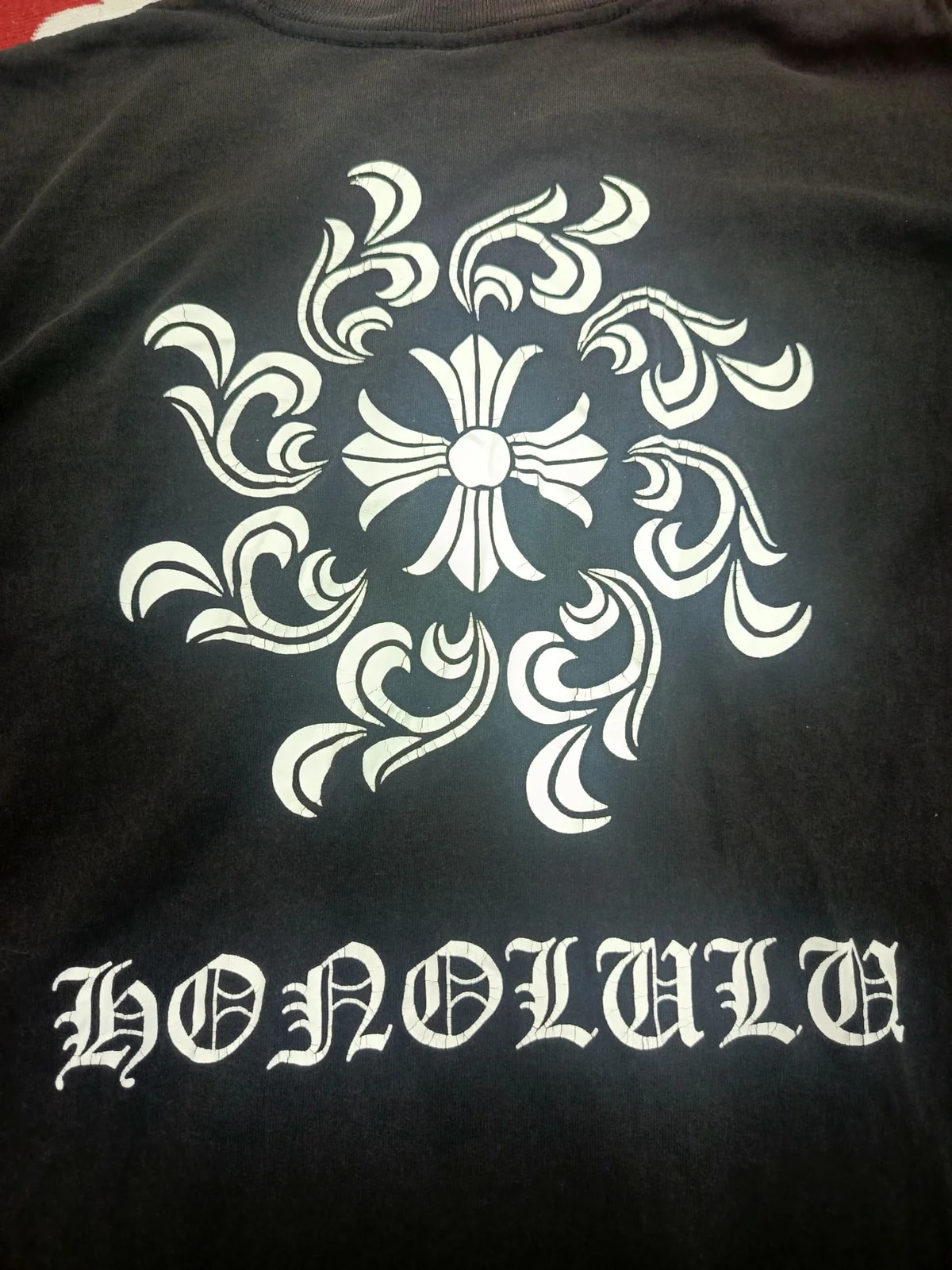 Chrome Hearts — Hearts Spiral T-Shirt (Honolulu ) in — streetwear — resale
