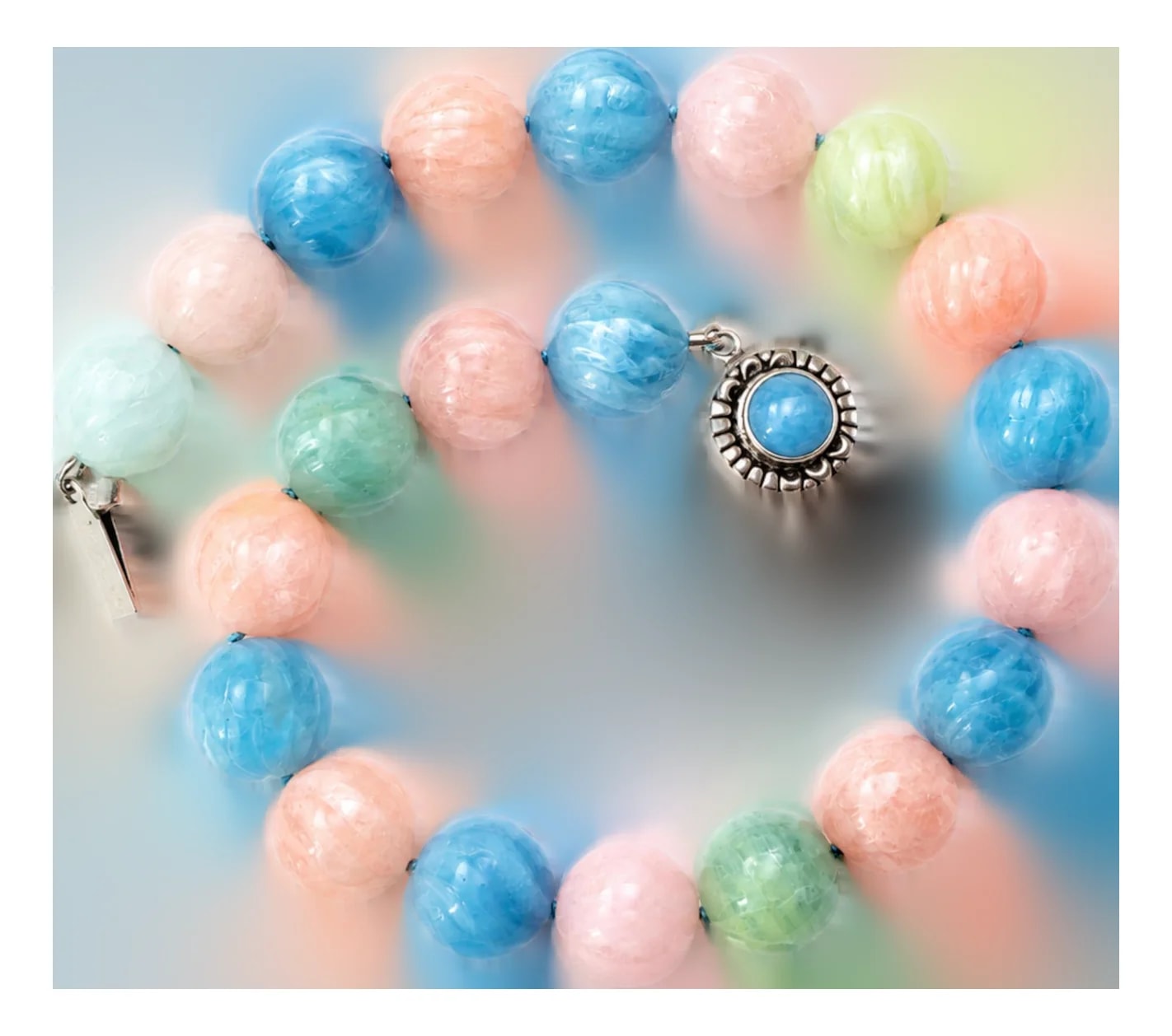 Carved Morganite With Clasp — Jewelry — resale