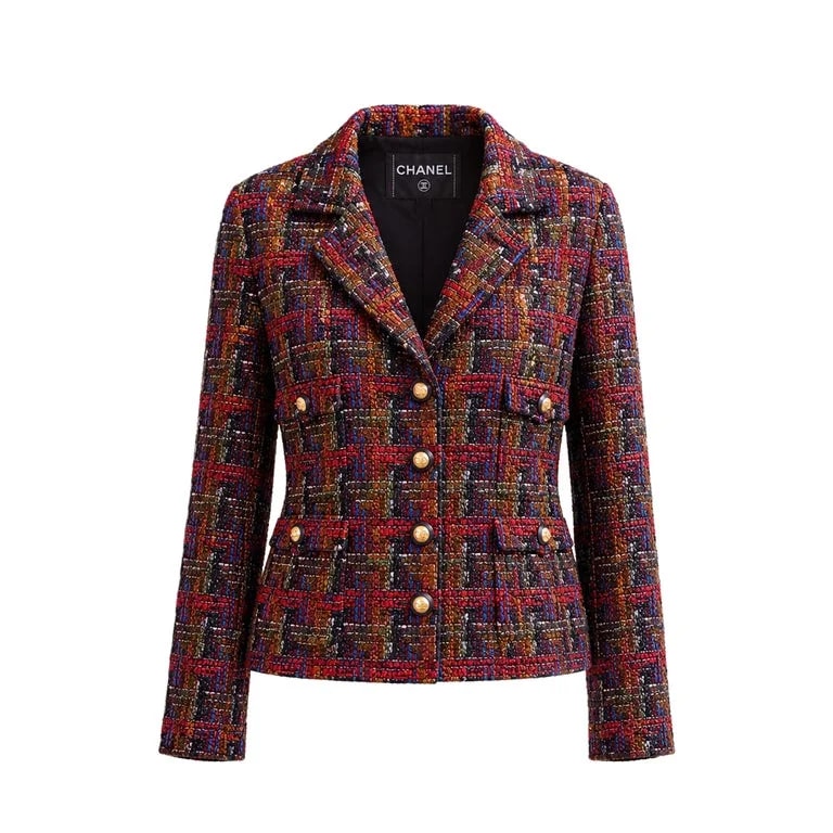 Chanel — Chanel Collectible 1993 Runway Lesage Ribbon Jacket 34 FR — Clothing — resale