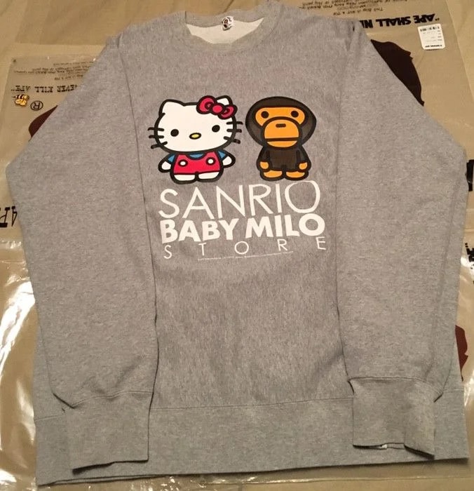 OG Bape Baby Milo Hello Kitty Crew Neck Xl-xxl 2