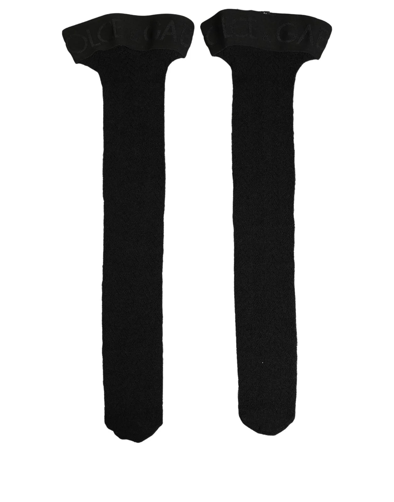 Dolce & Gabbana Logo Calf Long Accessory Socks 4
