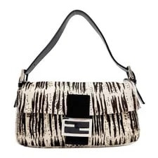 Fendi — Fendi Baguette & Print Pony Hair — Handbag — resale
