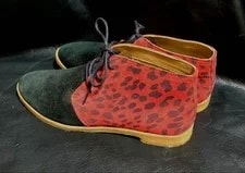 6.0US Clarks Desert Boots Animal Fenia Model Limited Ed 3