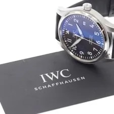 IWC Schaffhausen — IWC Schaffhausen Pilot Mark Xviii IW327003 40mm SS Leather Dark #C415 — Watch — resale