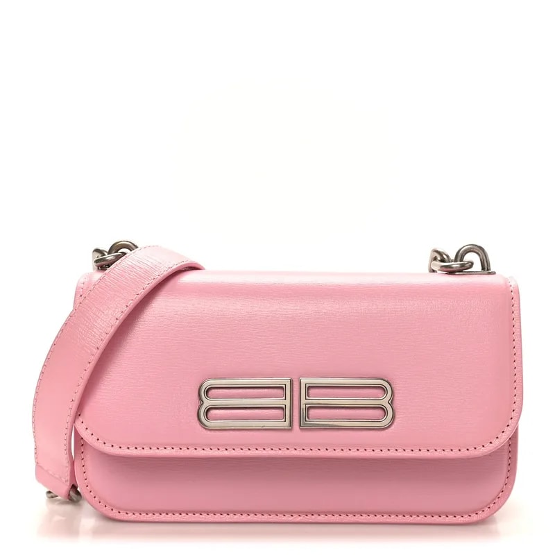 Balenciaga — Stripe Embossed Gossip Chain XS Candy — Handbag — resale